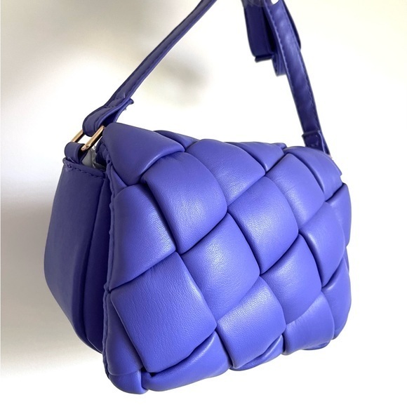 Purple Quilted Purse With Long Adjustable Straps | Women’s - Picture 1 of 10